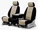 Coverking Custom Seat Covers Leatherette 2-Tone Black-Beige Best fitted for 1991 to 1993 Corvette