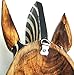 African Zebra Jungle Mask Africa Decor Wall Hanging
