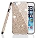 MEKO(TM) iPhone 6 Case / 6S Case, Shiny Sparkle Glitter Bling Case- Built-in Sparkles Premium Firm Rubber Case [Scratch Resistant] for iPhone 6/6s, Not for iPhone 6/6s Plus (Gold)