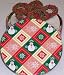 Gourmet Food : Scott's Cakes 1 lb. Dark Chocolate Covered Pretzel with Christmas Jimmies in a Snowman Tin