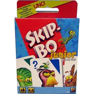 Mattel T1882-0 - Spiele - Skip-Bo Junior