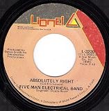 Absolutely Right/Butterfly (VG 45 rpm)