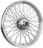 IMAGE OF Biker's Choice 18x3.5 Single Disc 80-Spoke Front Wheel M-183FL206-25 Fits 2007-2009 Harley Davidson FLSTC Heritage Softail Classic, 2007-2009 Harley Davidson FLSTF Fat Boy, 2007-2009 Harley Davidson FLSTN Softail Deluxe