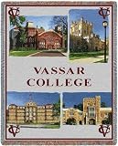 Vassar College Collage Throw - 70 x 54 Blanket/Throw