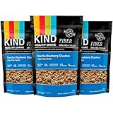 KIND Healthy Grains Granola Clusters, Vanilla Blueberry with Flax Seeds, 11 Ounce Bags, 3 Count