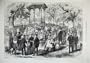 1872 German Millitary Musical Band Promenade Rheims Art