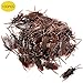 OJYUDD 100PCS Prank Fake Roaches, Favorite Trick Joke Toys Look Real, Scary Insects Realistic Plastic Bugs, Novelty Cockroach for Party, Christmas, Halloween