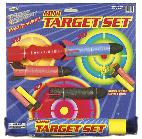 GeoSpace Pump Rocket Mini Target Set