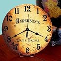 Personalized BAIT & TACKLE WALL OR TABLE CLOCK Fishing