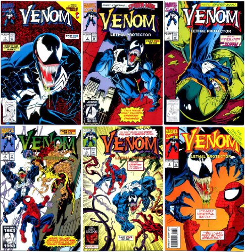 Venom Lethal Protector #1-6 Complete Limited Series (Marvel Comics 1993 - 6 Comics)