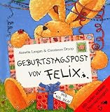 Geburtstagspost von Felix - Minibuch 12 x 12 cm mit vielen echten Ueberraschungen - Annette Langen