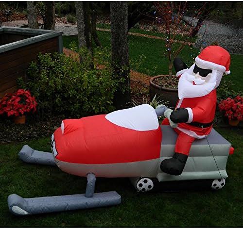 RU Outside RU Outside Snowmobile Santa, Red/White/Gray, Nylon
