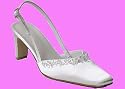Shades Ladies Satin Wedding Shoes REF 887