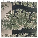 Huge Aerial Photography Map of Village of Four Seasons, Missouri 2007 MO