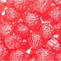 Gummy Red Raspberries - 7lb