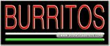 Burritos Neon Sign (13H x 32L x 3D)