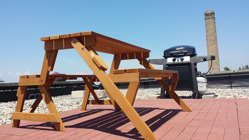 Amazon.com : Merry Garden Interchangeable Picnic Table and Garden Bench
