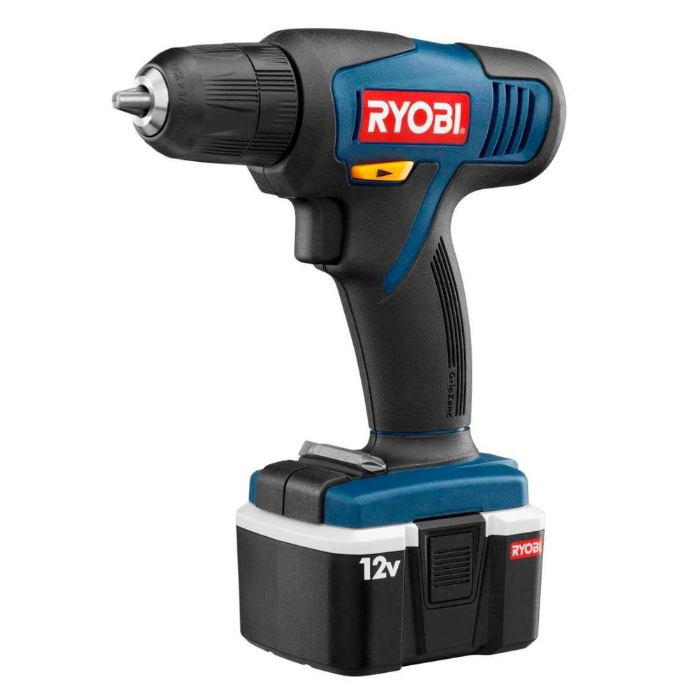 Ryobi 38 in. 12 Volt Cordless DrillDriver Kit Find Best Cheap Power