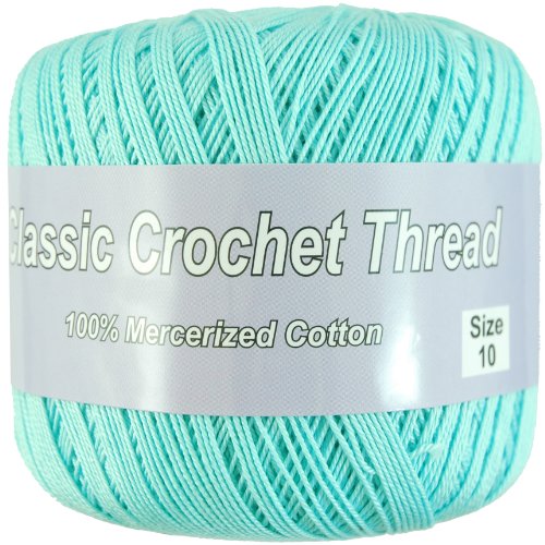 Crochet Thread - Size 10 - Color 22 - AQUA