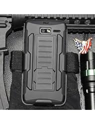 Wireless: Muze-Dual Layered Full Protective Extreme Tough Rugged Black Heavy Duty Impact Armor Hybrid Kickstand Phone Cover with Belt Clip Holster Case for Motorola Moto Droid Razr M XT907/ XT890(for Moto XT907XT890) - ChanYuan
