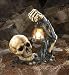 Sinister Skull With Lantern Halloween Party Decoration