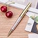MengRan Bling Bling Chaton Slim Crystal Diamond Ballpoint Pen (New Style, 6 colors No.1)
