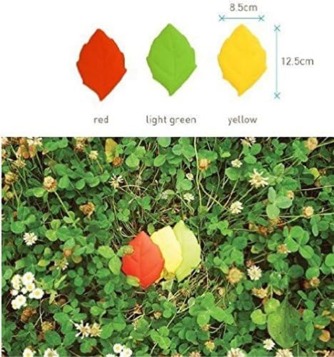 Blogger 3 Pcs/pack Recyclable Portable Travelling Outdoor Leaf Shaped Silicone Drinking Water Cup Glass Tooth Mug (3, 3 Pcs Color)