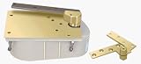 C.R. LAURENCE 27105SH0LHPB CRL Polished Brass Rixson® 27 Series Left Hand 3/4 Offset 105 Degree Selective Hold-Open Floor Mounted Closer - Complete Package