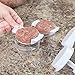 Yumms! Burger Press Double Hamburger Patty Press Slider Mini Appetizer Hamburger Press
