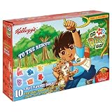 Kelloggs Nickelodeon Go Diego Go Fruit Flavored Snack, 10-Count Boxes (Pack of 10)