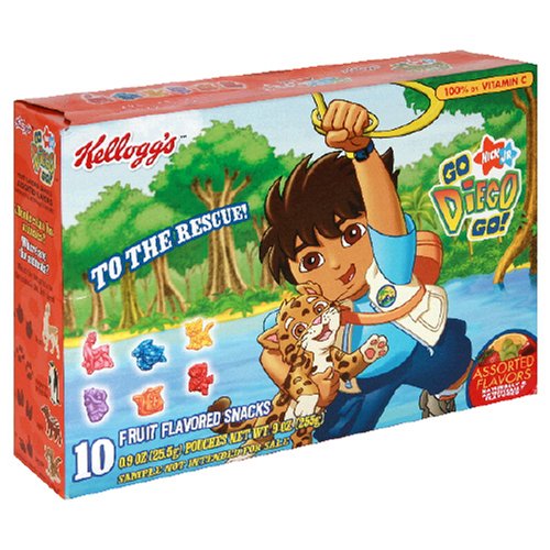 Kellogg's Fruit Snacks, Nickelodeon Go Diego Go, 9Ounce