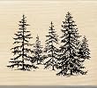 Inkadinkado Stand of Pines Wood Stamp