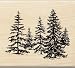 Inkadinkado Stand of Pines Wood Stamp