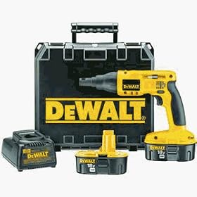 DEWALT DC520KA Heavy Duty 18-Volt Ni-Cad Cordless Drywall Deck Screwdriver Kit by DEWALT