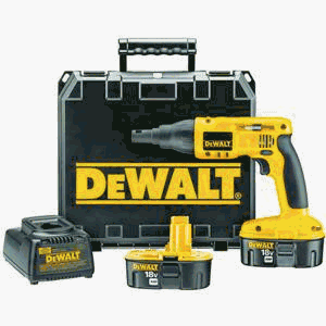DEWALT DC520KA Heavy Duty 18-Volt Ni-Cad Cordless Drywall Deck Screwdriver Kit by DeWALT