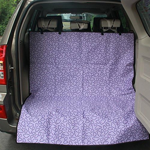Seven Top Car Styling Accessories Cat Dog Car Rear Back Seat Cover Pet Carrier Mat Blanket Hammock Cushion Protector Purple
