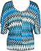 FULL TILT Double V Chevron Womens Top
