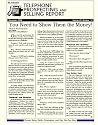Telephone Selling Report