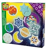 SES Deutschland 06105 - B�gelperlenset Sterne im dunkeln leuchtend