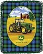 MAKE IT YOURSELF 48 THROW KIT-JOHN DEERE/TRACTOR & BARN