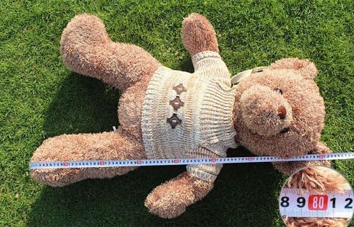 80cm Retro Teddy Bear Doll Couple Bear Doll Dolls Plush Toys, Valentine's Day and Christmas Gifts