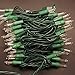 Zitrades Christmas Lights 100 Count Clear Bulbs Mini String Lights Set for Seasonal Decorative Christmas Holiday Wedding Parties Halloween with Warm White Indoor Outdoor Lighting Green Wire