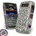 Femeto Disco Extreme Sparkle Glitter Back Cover Case for BlackBerry Bold 9700 / 9780 with Screen Protector