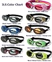 DOGGLES ILS Sunglasses - Protection from UV Rays for Your Dog - Shatterproof and Antifog - Chrome Frame/Smoke Lens - Medium