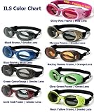 Doggles ILS Glasses MEDIUM - CHROME FRAME - SMOKE LENS - Doggles ILS Glasses