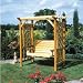Somerset Garden Swing Seat Arbour