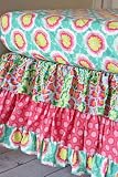 Pink Paradise Bumper-less Crib Bedding