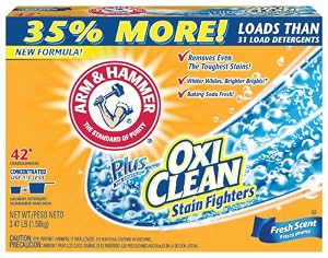 Arm & Hammer Powder Laundry Fresh Scent Plus OxiClean Detergent, 45 Loads, 3.47 Pounds