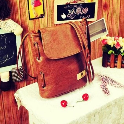 Sannysis 1PC Vogue Soft Shoulder Bag Satchel Messenger Handbag For Girls (Orange)