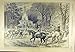 1892 Hunting Church Meet Check Hunt Hunters Hounds